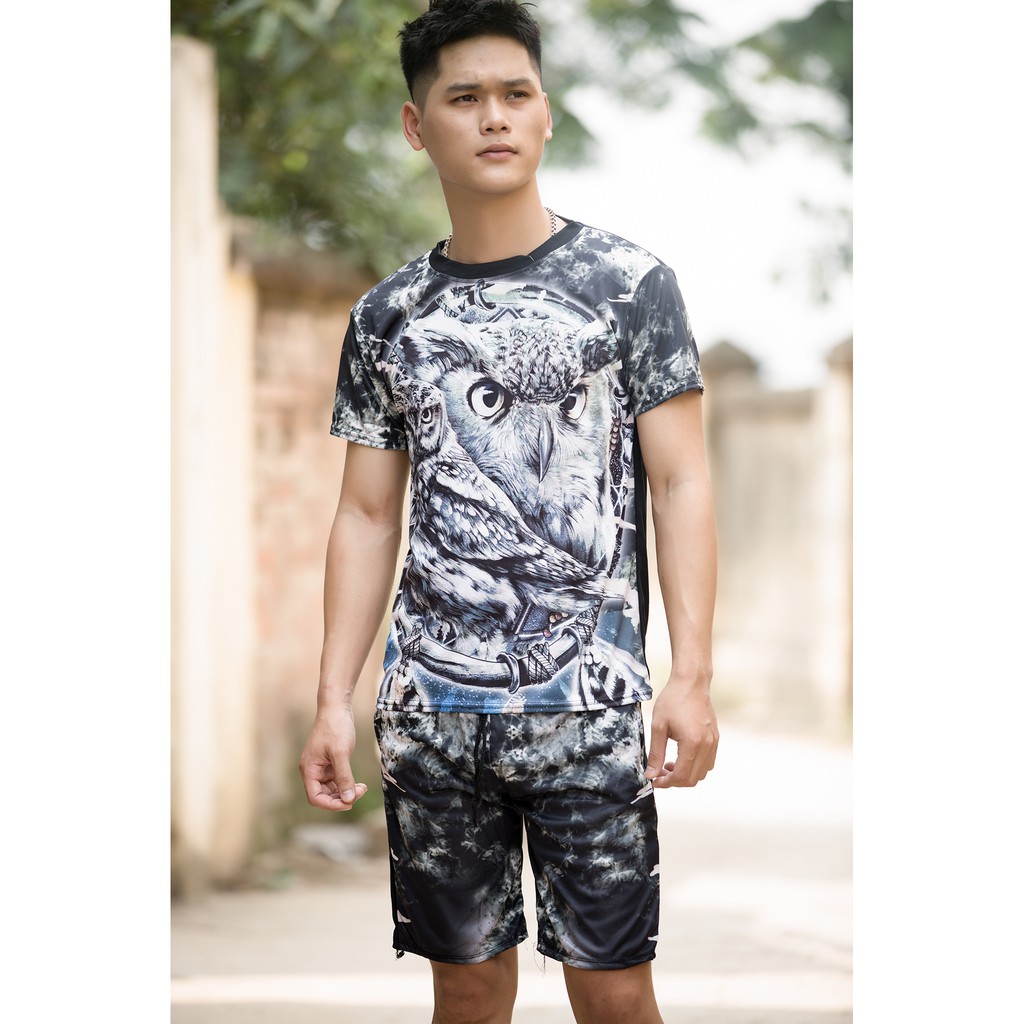 [Sale Hàng Hè]Free ship đơn hàng từ 99k : Set Quần Áo Thể Thao hình con cú ( ảnh thật shop tự chụp ) | BigBuy360 - bigbuy360.vn