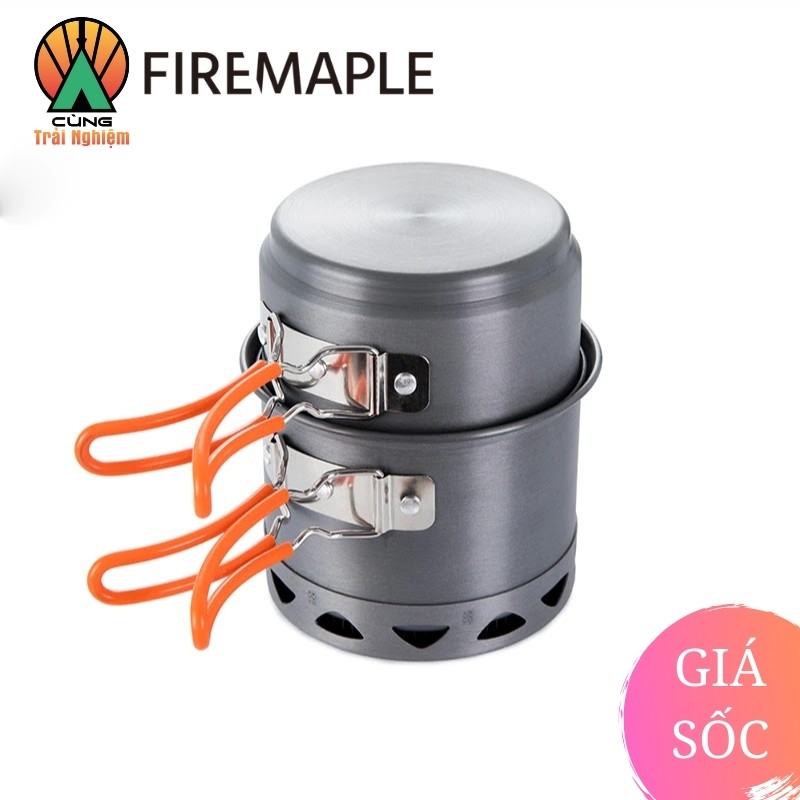 [CHÍNH HÃNG] Combo Nồi Nấu Ăn 2 Trong 1 Fire Maple FMC-217 Nhỏ Gọn Tiện Lợi Chuyên Dụng Cho Du Lịch, Dã Ngoại Cắm Trại