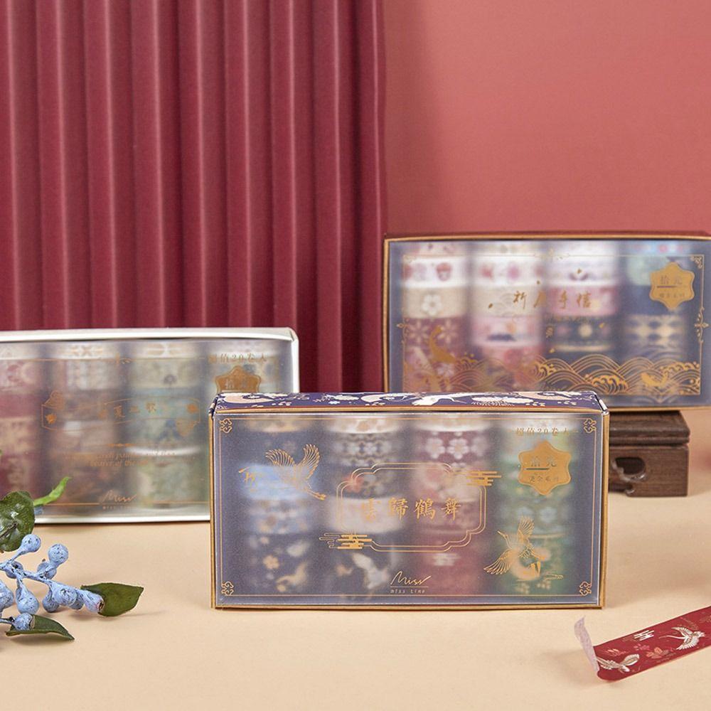 Set 20 Cuộn Băng Dính Washi Chất Lượng Cao Dùng Trang Trí Sổ Tay DIY