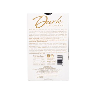 Socola đen Henk 72% 50g