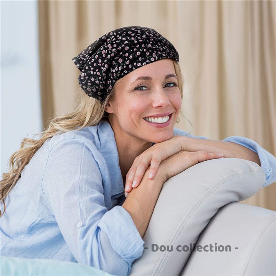 [NowShip2h] Băng Đô Cài Tóc Tam Giác Vải Co Giãn Họa Tiết Hoa Nhí Hoa Phong Cách Châu Âu &amp; Mỹ - Mã BD007
