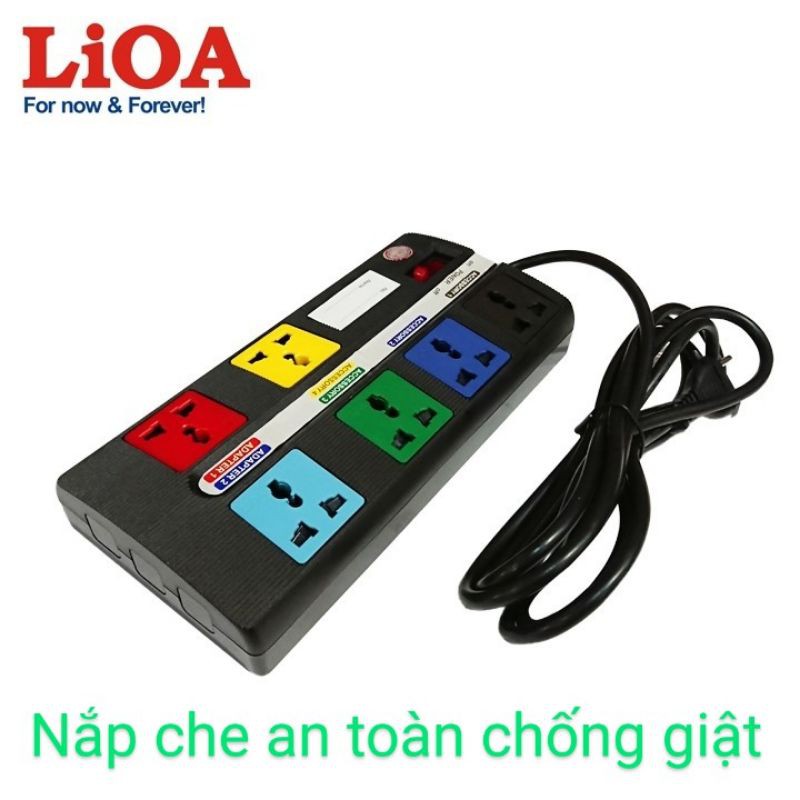 Ổ CẮM SUPER LiOA - Công suất lớn - dây 3m, 2 lõi - 6D-S3-2/10D-S3-2 - Chính hãng Lioa