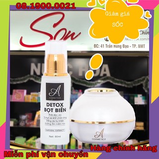 Combo Kem Face Pháp 50g  + Detox Bọt Biển 80ml