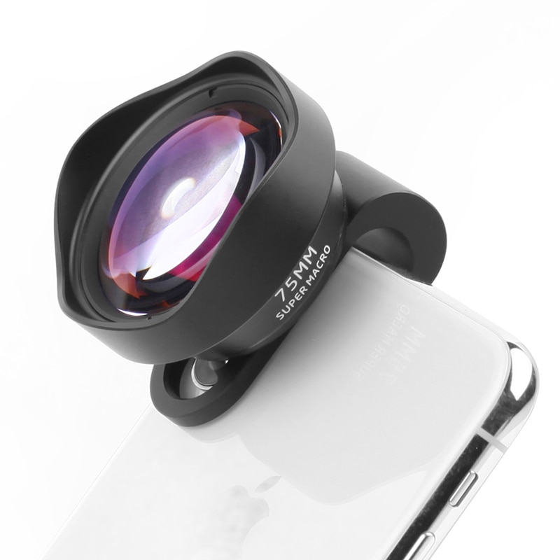 Universal Brand 10X 75mm Macro Phone Camera 17mm Lens Theme Mobile Lens Clip On Lens for iPhone 11 Pro Max Android 1.33X Morph