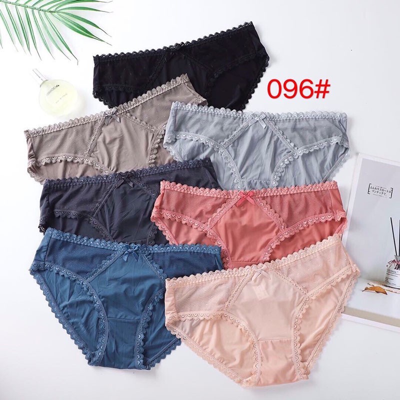 Combo 10 Quần Lót Nữ Cotton Lụa Điều Hòa Gợi Cảm Thoáng Khí Hàng Loại 1 QL096 -Violet_Store