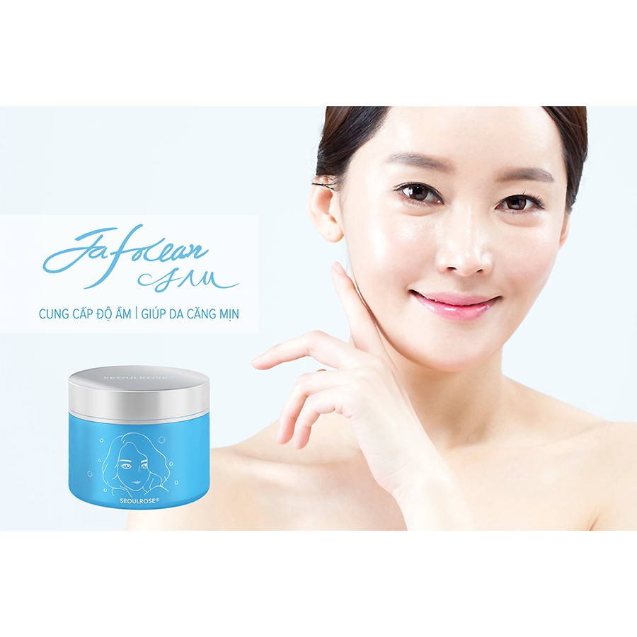 Kem Dưỡng Ẩm Trắng Da 2 Lớp SeoulRose Rosie Jafocean Jam 50g Chiết Xuất Từ Bột Băng Biển Và Thảo Dược Cho Làn Da Sáng Mị