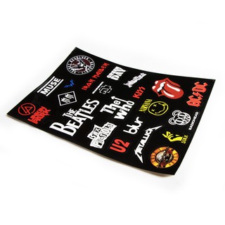 Sticker dán thùng đàn guitar, treo tường