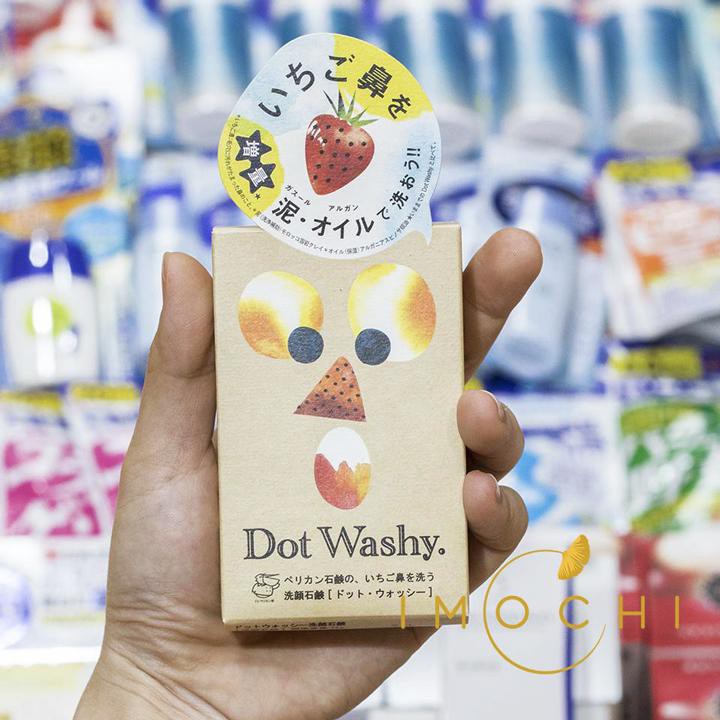 Mụn Đầu Đen Ở Mũi, Má - Xà Phòng Pelican Dot Washy Soap Nhật Bản 75g