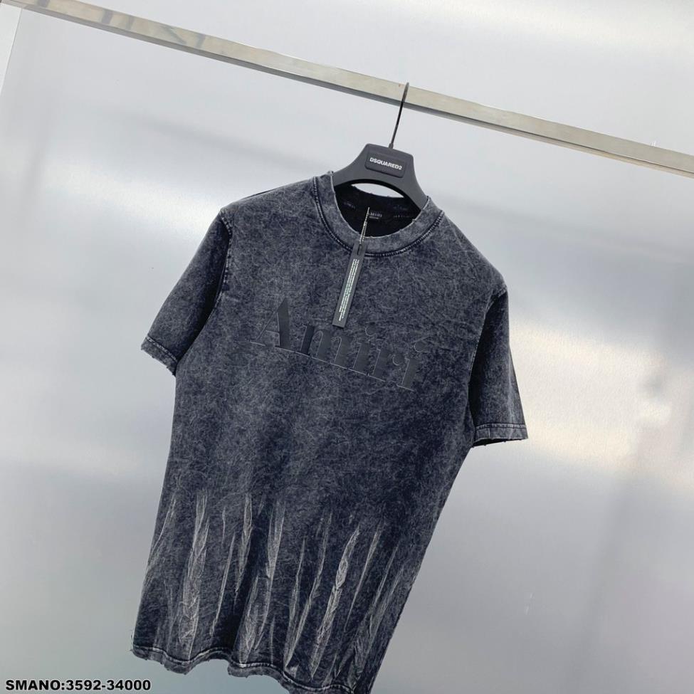 [Sẵn Hàng] Áo Phông Nam AMR loang Chữ IN cao cấp - Áo thun AMR loang mới nhất 2022