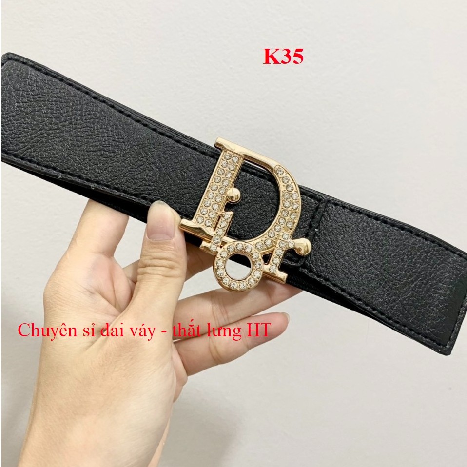 Đai váy 4cm K35 D đá