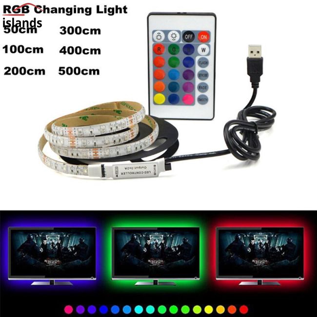 Dây đèn Led không thấm nước có điều khiển từ xa USB 5V chất lượng cao