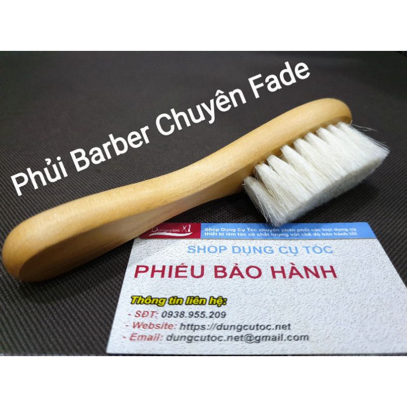 Chổi Phủi Tóc Barber, Cây Phủi Tóc Barber Chuyên Fade.(Ảnh Thật)