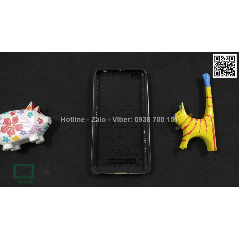 Ốp lưng Xiaomi Redmi 4 Likgus chống sốc vân carbon