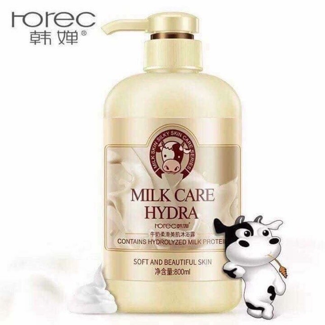 SỮA TẮM CON BÒ MILK CARE HYDRA 800ML ( Gía tốt )