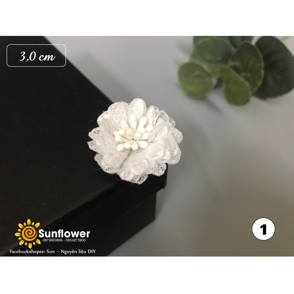 Hoa ren cứng có nhụy 3cm