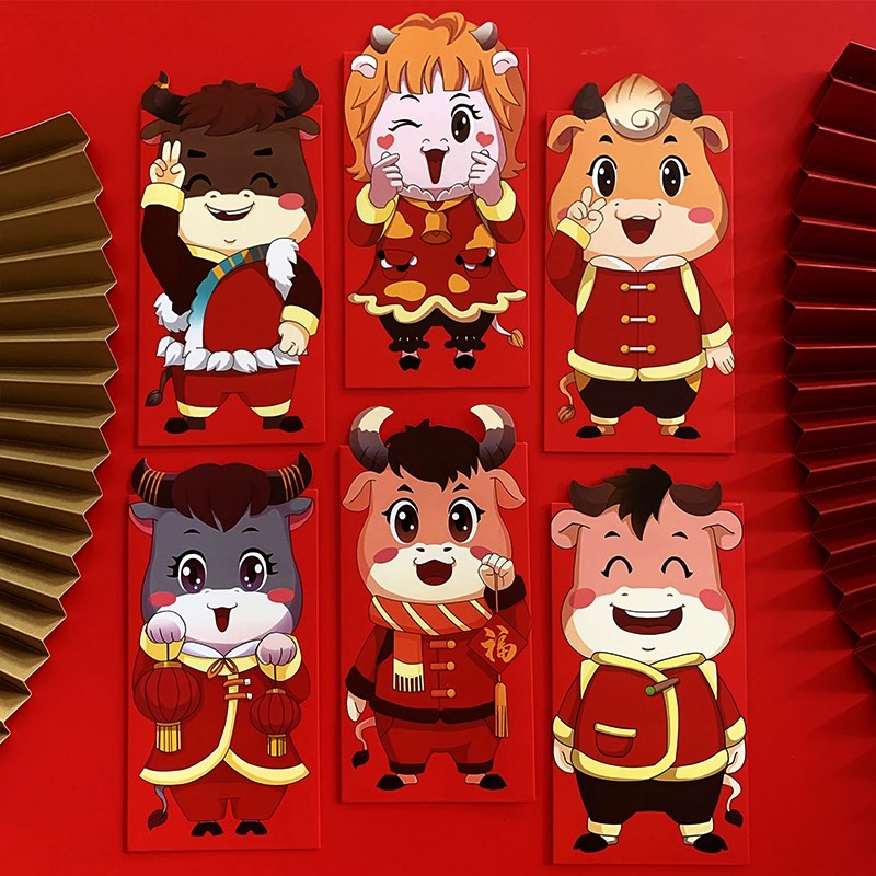 Set 6 Bao Lì Xì Chúc Mừng Năm Mới