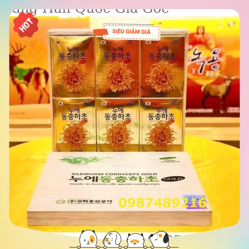 Nước Đông trùng hạ thảo Kanghwa gỗ trắng 60 gói