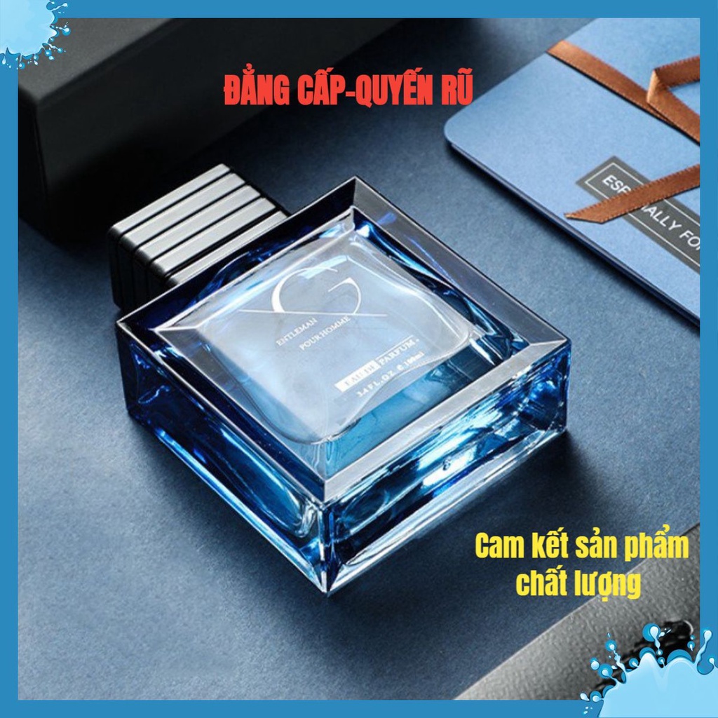 [CAO CẤP] Nuoc Hoa Nam Gentleman 💖  Nước Hoa Nam Cao Cấp Hấp Dẫn Bởi Hương Thơm Nhẹ Nhàng, Quyến Rũ Đến Từ Thiên Nhiên | Thế Giới Skin Care