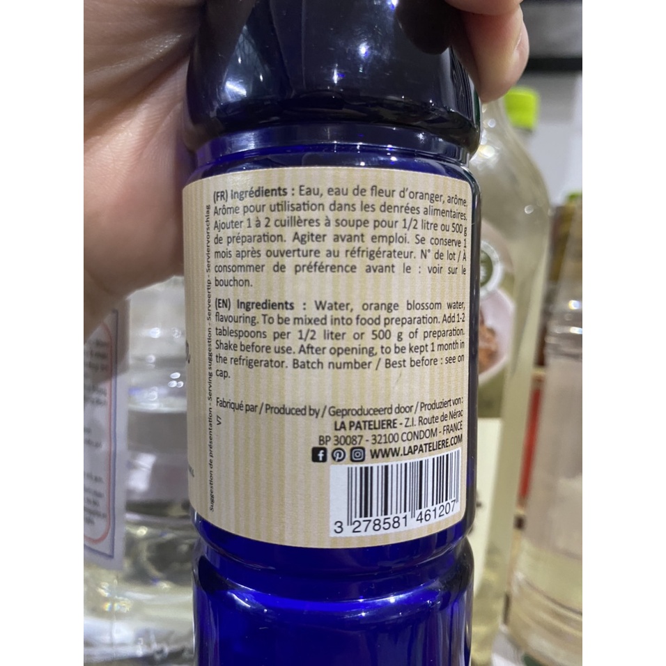 Tinh Hoa Cam La Pateliere Pháp 250ml
