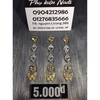Phụ kiện nails - đá hình (5k/ viên)