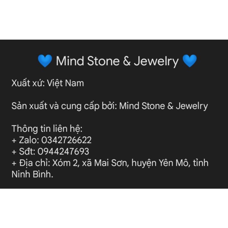 Viên đá thanh tẩy xanh Aquamarine làm handmade, thanh tẩy tarot, trưng bày phong thủy, Mind Stone & Jewelry