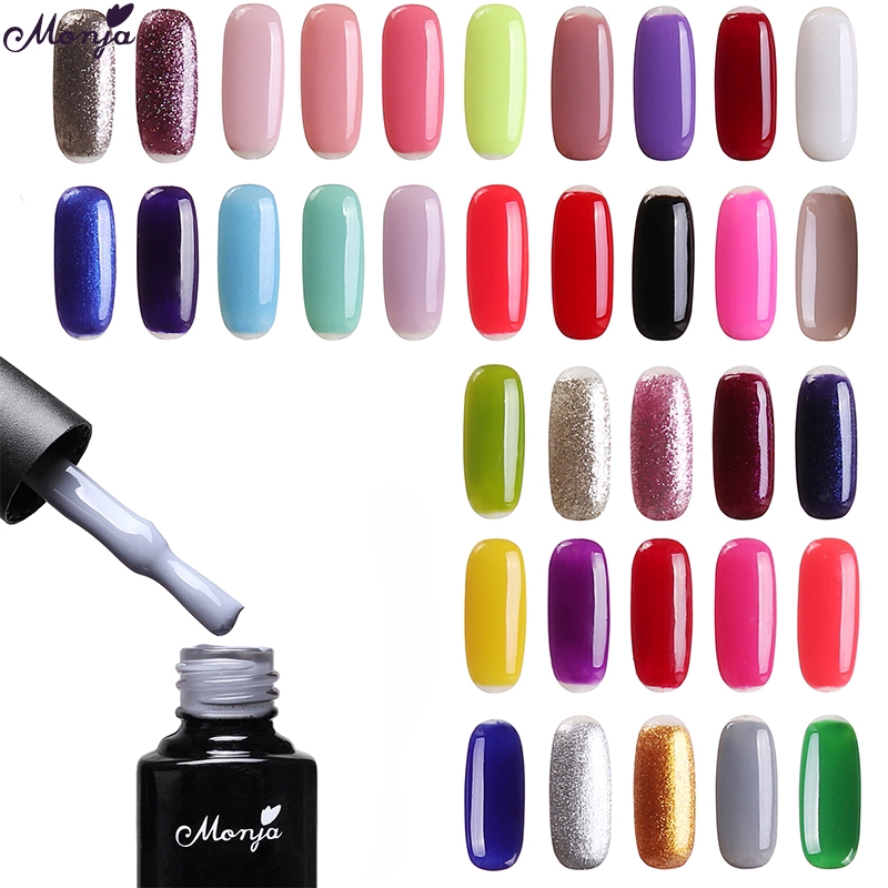 Monja Sơn Bóng Móng Tay 7ml 19 Màu DIY Tùy Chọn