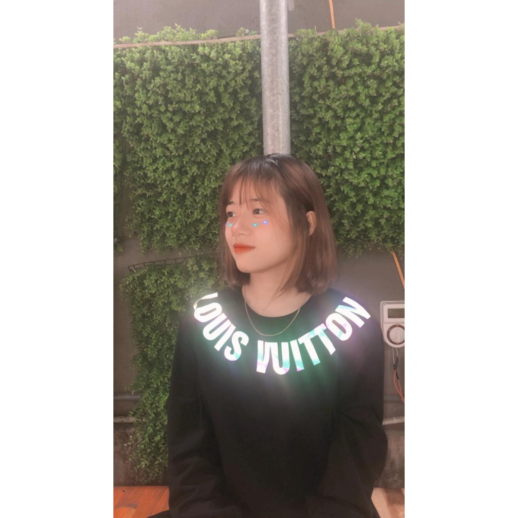Áo Sweater LV.T in chữ Luis. Vuiton Phản Quang 7 Màu Áo nỉ Dài tay Unisex Form Rộng Thời Trang Nam Nữ in hiệu ứng | BigBuy360 - bigbuy360.vn
