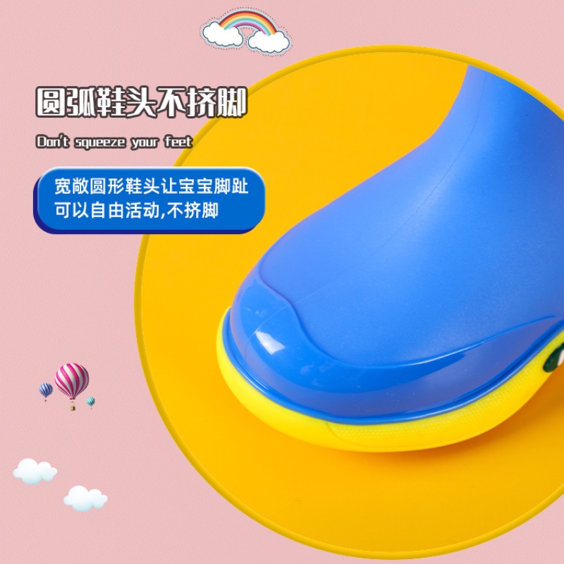 Ủng Đi Mưa Họa Tiết Hoạt Hình Chống Thấm Nước Thời Trang Mùa Hè Cho Bé SF9306