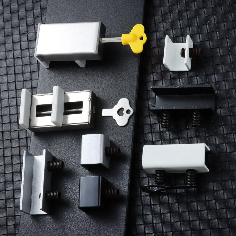 Ổ Khóa Cửa Sổ Trượt Kèm Chìa Khóa Chống Trộm Bảo Vệ An Toàn Cho Bé