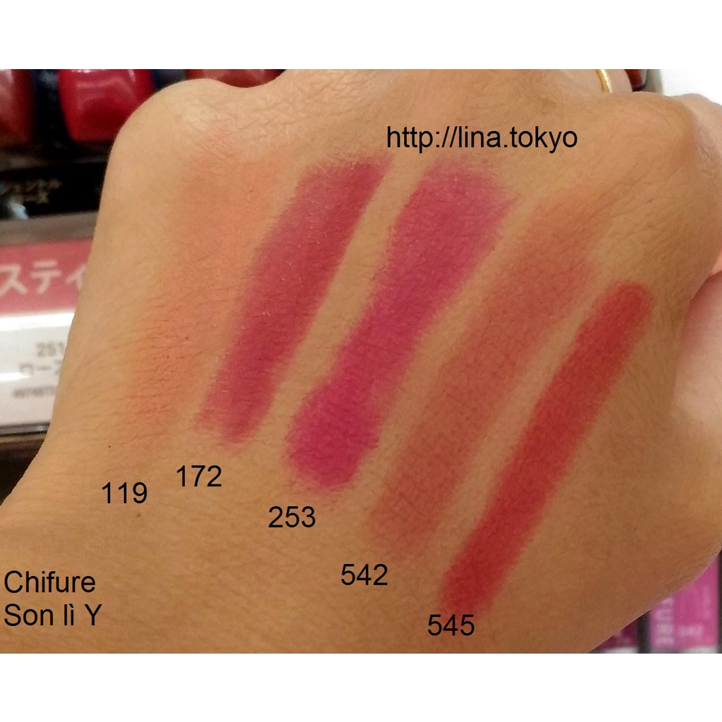Son Lì Chifure 545 , 253, 651, 582 Nội Địa Nhật