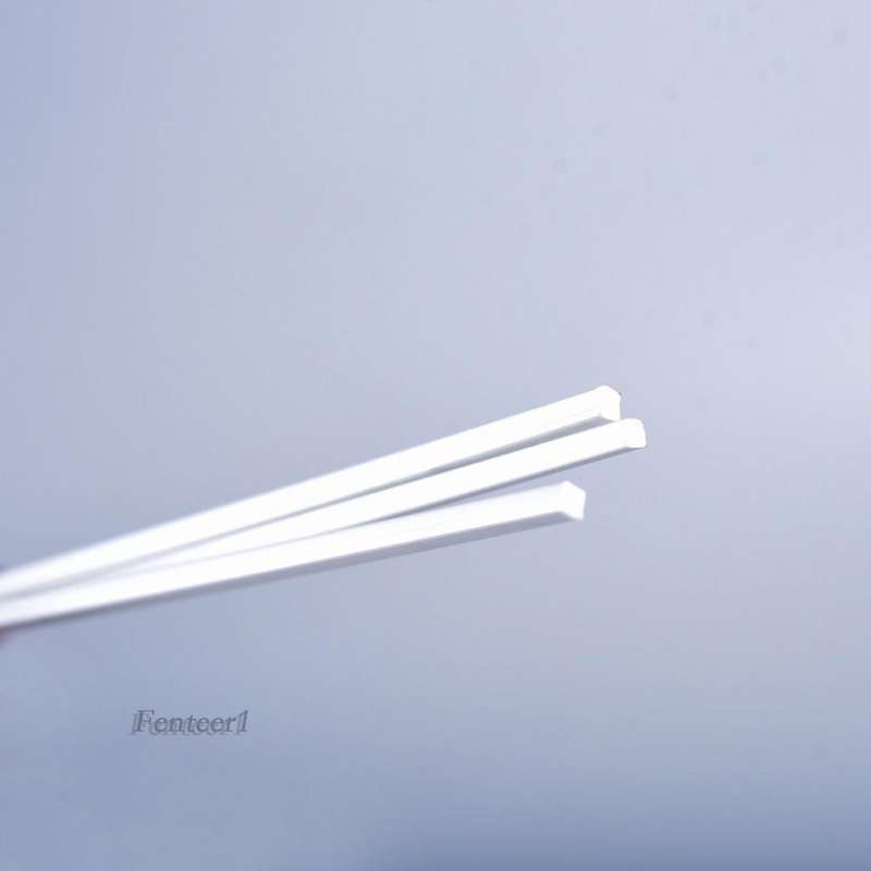 Set 20 que nhựa trắng 3x250mm làm mô hình kiến trúc