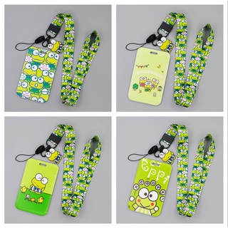 Sanrio ví đựng thẻ id / danh thiếp / thẻ id hình chú ếch dễ thương giá đỡ