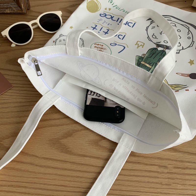 Túi Xách Đeo Vai Vải Bạt Thời Trang 22011 Năng Động