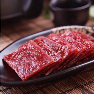 Combo 3 túi thịt sấy khô. thịt sấy khô ở dạng lát mỏng có vị ngọt và mặn trong ẩm thực Trung Quốc