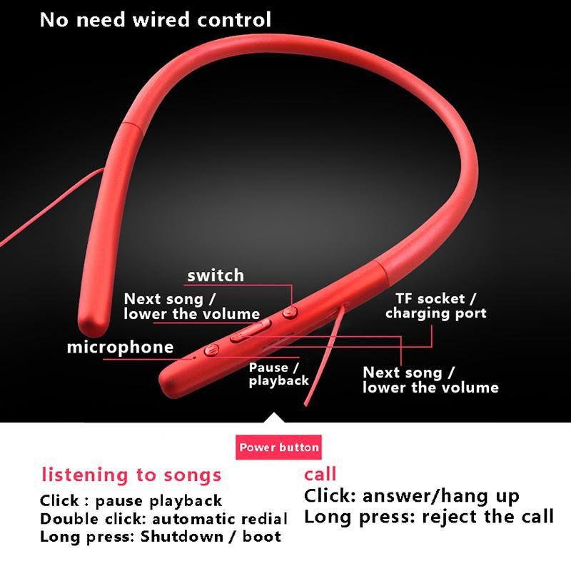 Tai nghe Bluetooth Wireless H700 - Bass mạnh nhiều màu