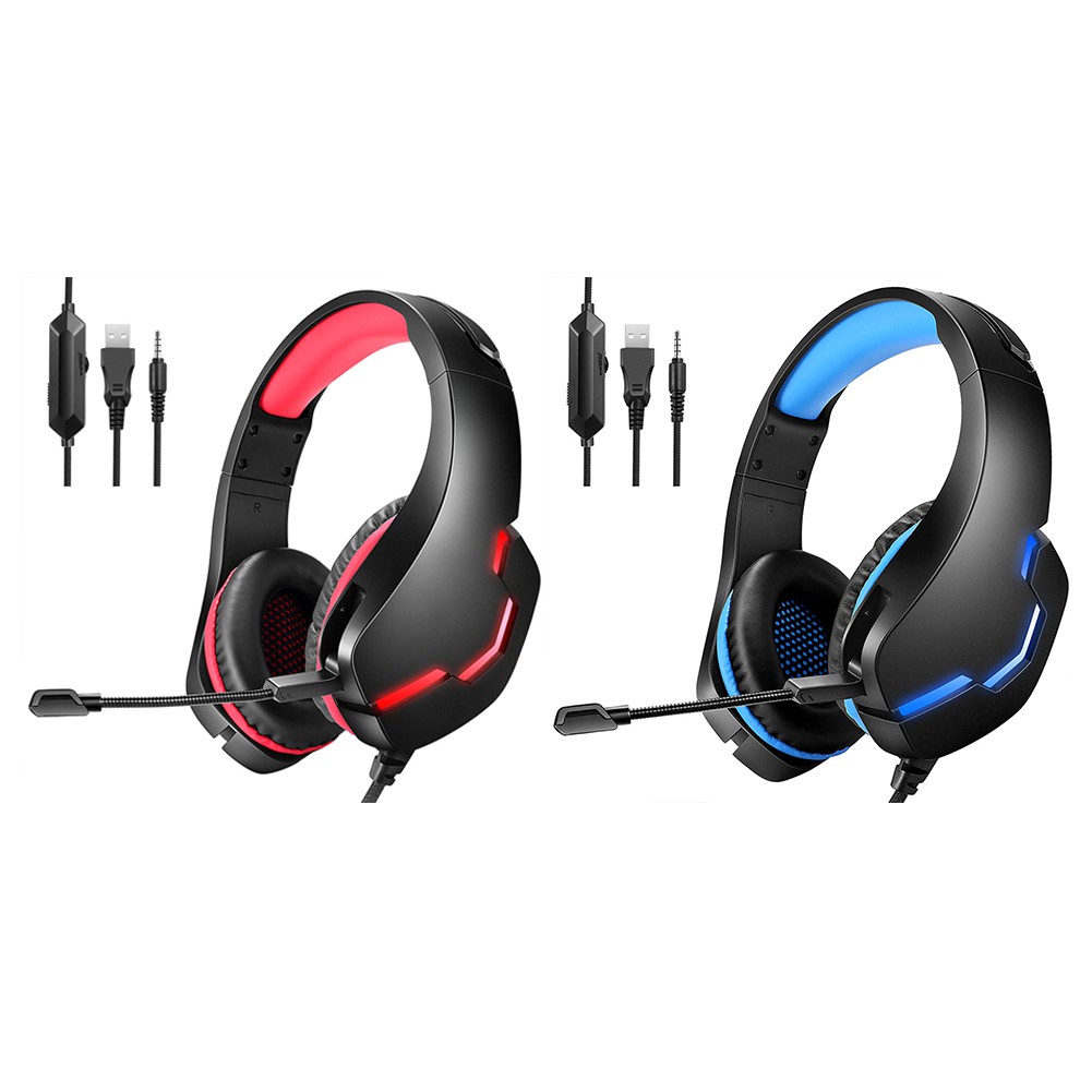 Tai Nghe Chơi Game J10 Có Mic Và Đèn Led Cho Xbox One Ps4 Pc | BigBuy360 - bigbuy360.vn
