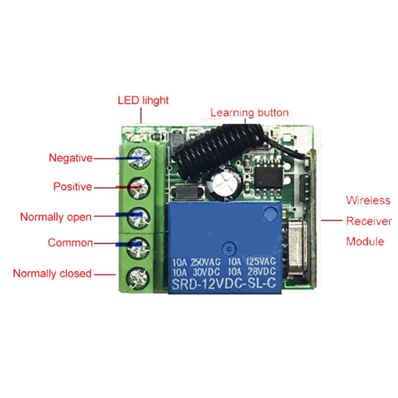 Mô Đun Công Tắc Điều Khiển Từ Xa 433Mhz