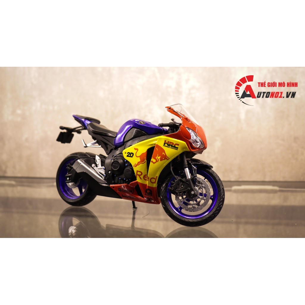 MÔ HÌNH XE ĐỘ HONDA CBR 1000RR CUSTOM REDBULL 1:12 JOYCITY D030