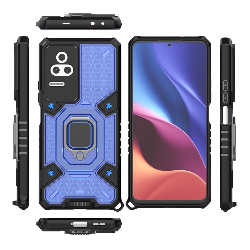 Ốp Điện Thoại Chống Sốc Có Nhẫn Đỡ Từ Tính Vô Hình Cho Redmi K50 Pro K40S
