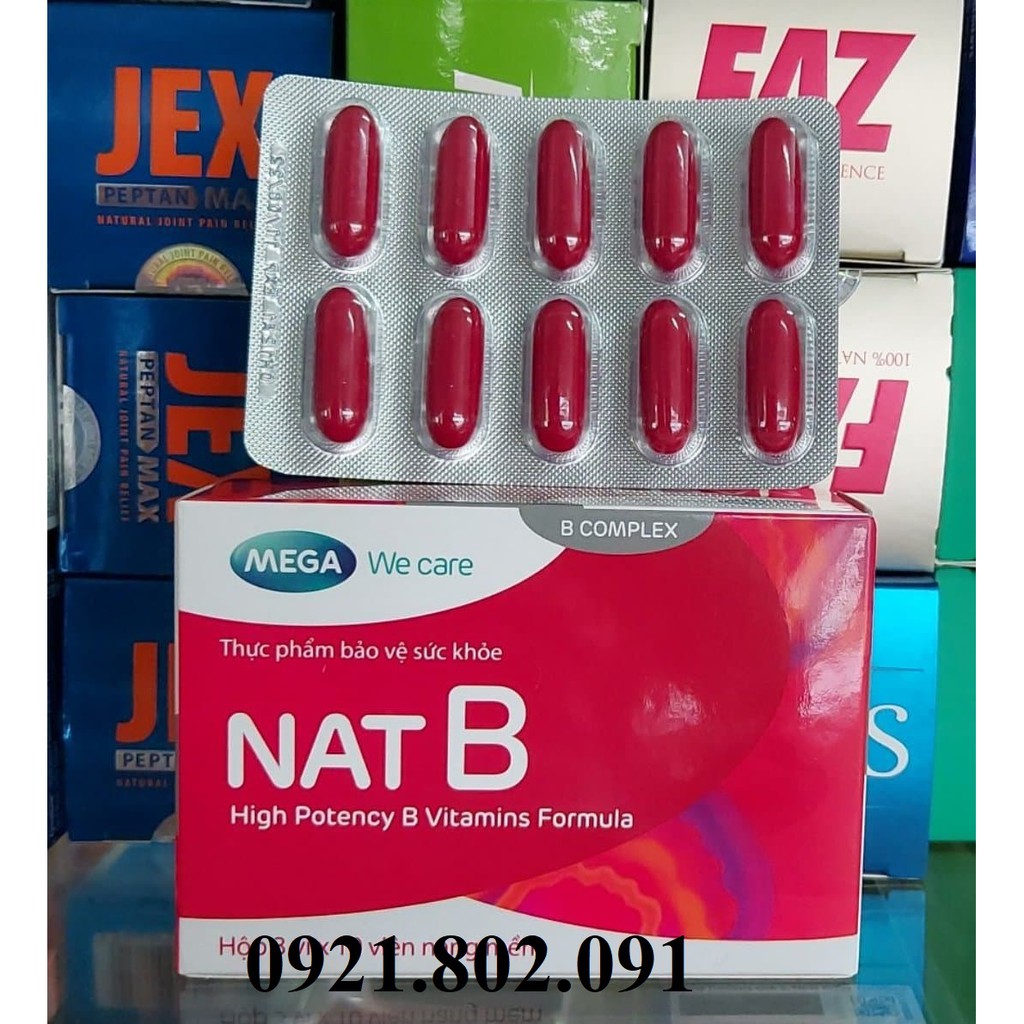 NATB bổ sung vitamin nhóm B giảm căng thẳng mệt mỏi NATB