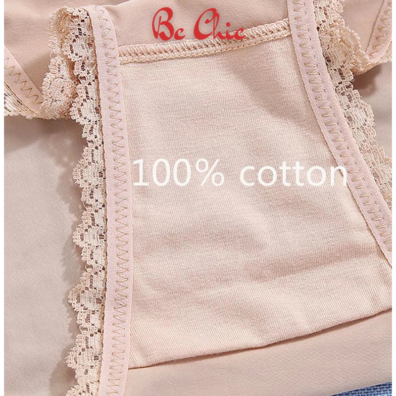 Quần Lót Nữ-Quần Lót Ren thiết kế thoáng mát 2 dây hông đính nơ nhỏ sexy Mã Q 059 BC_CHIC LINGERIE