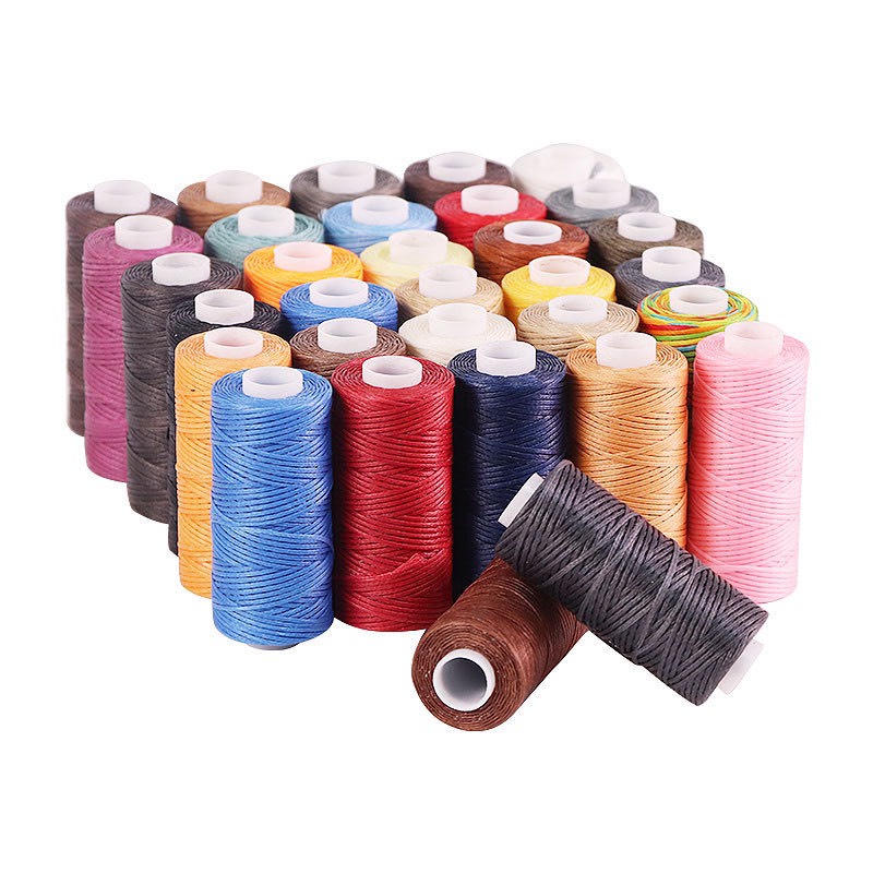 Chỉ Sáp May Túi Ví Da 0.8mm, Chỉ May Đồ Da Thủ Công Công Cụ Da Cuộn 50m