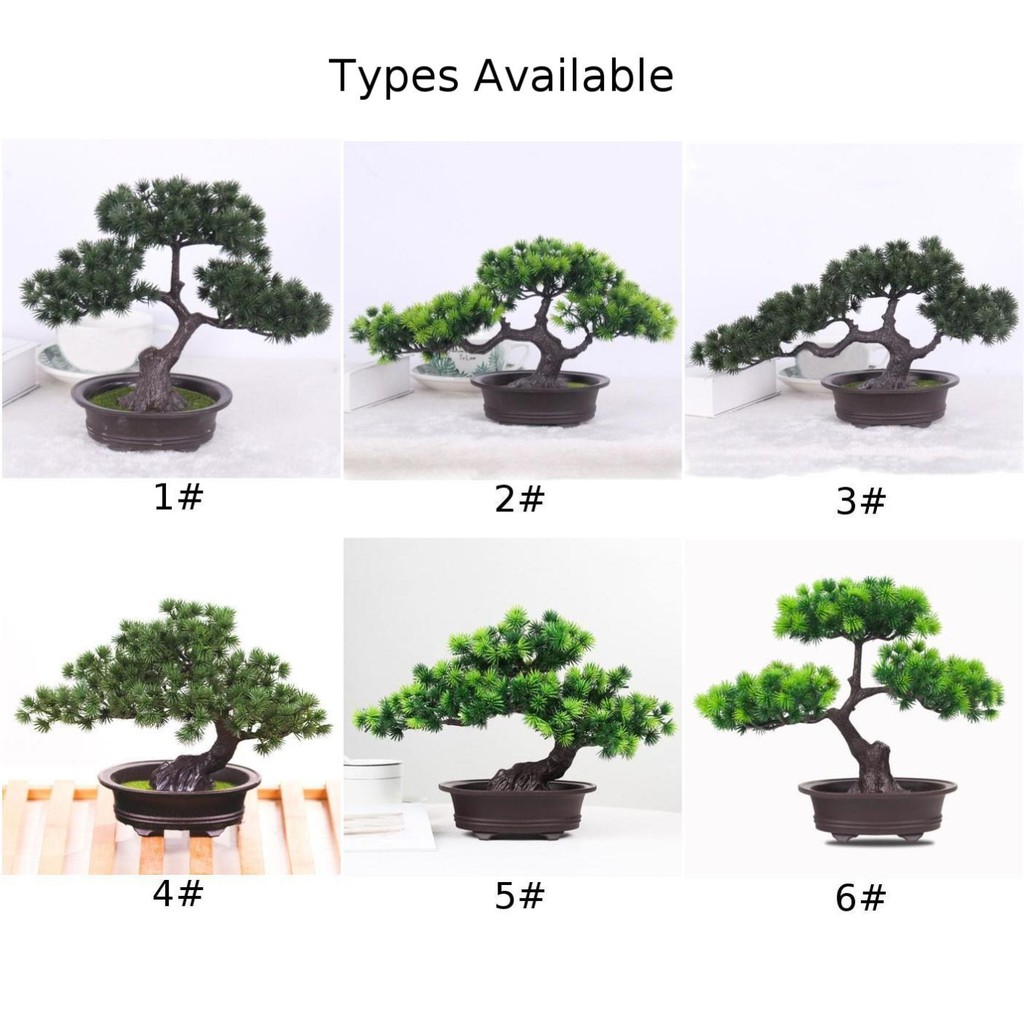 Cây bonsai giả trang trí không gian xanh trong nhà