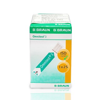 Que thử đường huyết B-Braun Omnitest 3 lọ 25 que