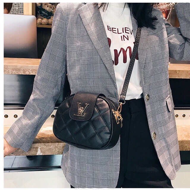 [Giá Sỉ Tại Xưởng]Túi đeo chéo nữ giá rẻ phù hợp đi chơi hình quả chám, nhiều ngăn tiện dụng, chất da mềm mại