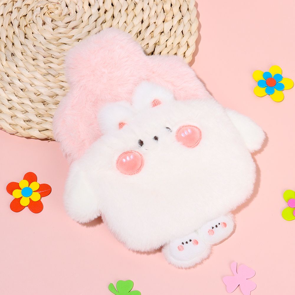 Lanfy Túi Chườm Nóng PVC Phủ Vải Lông PVC Mềm Mại Hình Thú Hoạt Hình Giảm Căng Thẳng Có Thể Tái Sử Dụng Làm Túi Chườm Nóng