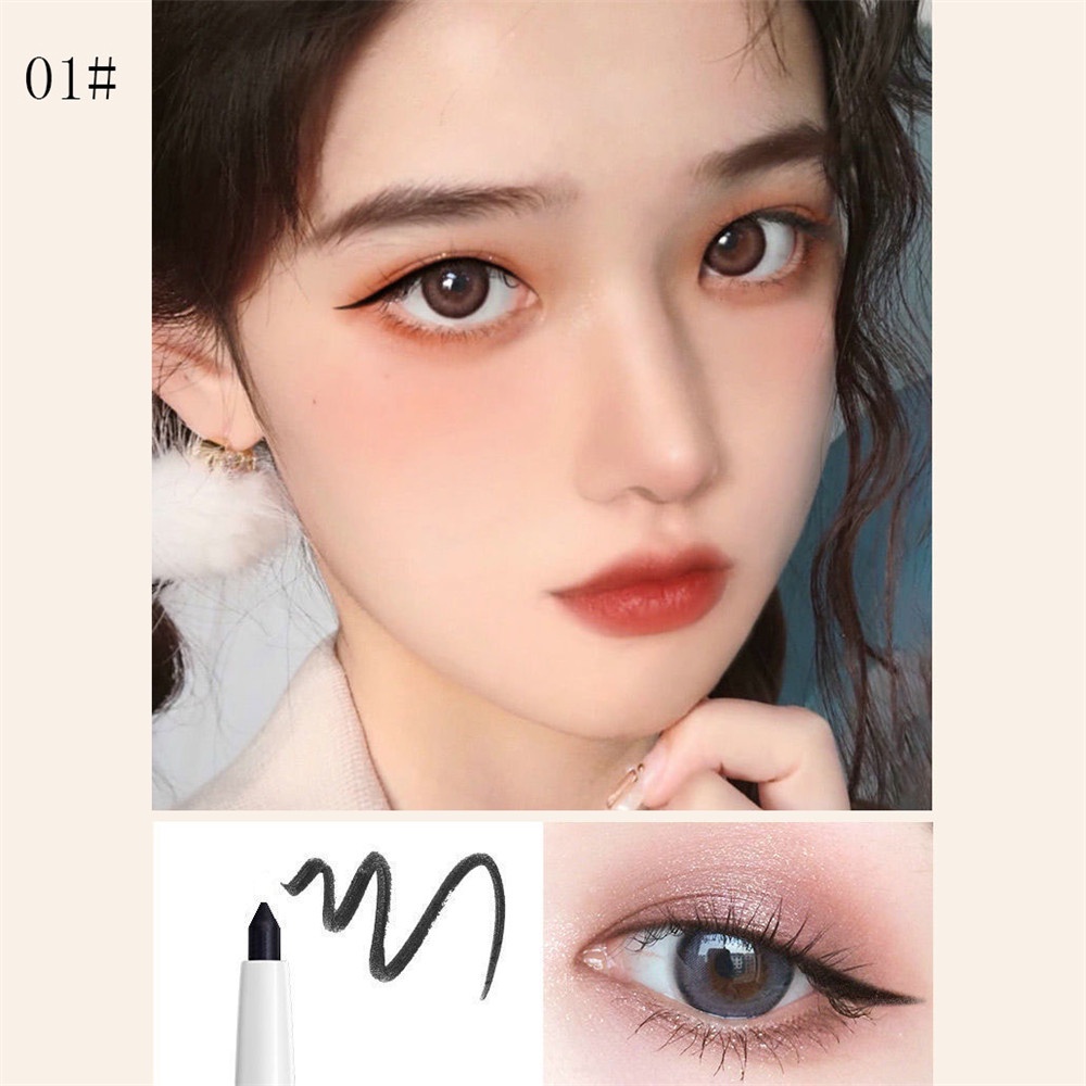[Hàng mới về] Bút kẻ mắt tự động đa năng MKNK vỏ màu trắng dễ lên màu