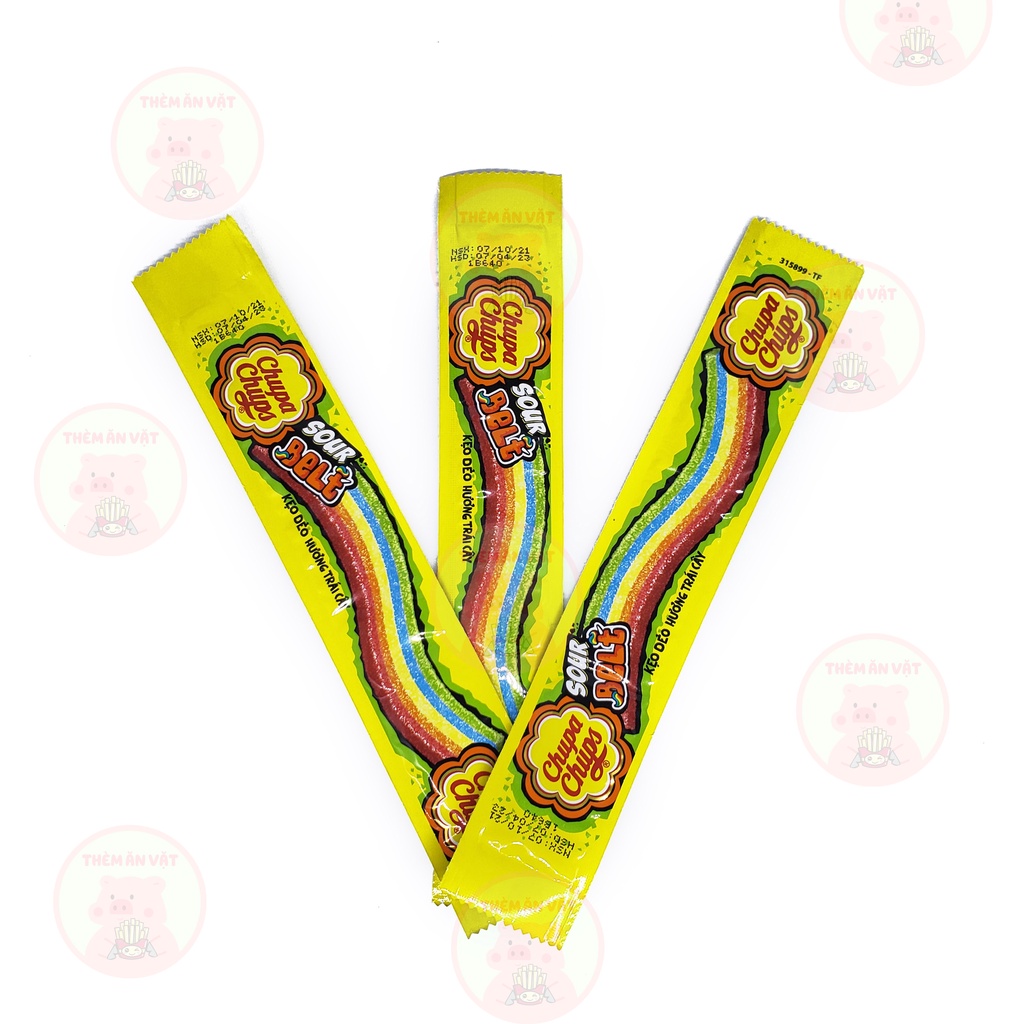 10 Gói Kẹo Dẻo Cầu Vồng Chupa Chups Mix Vị Hương Trái Cây Thơm Ngon