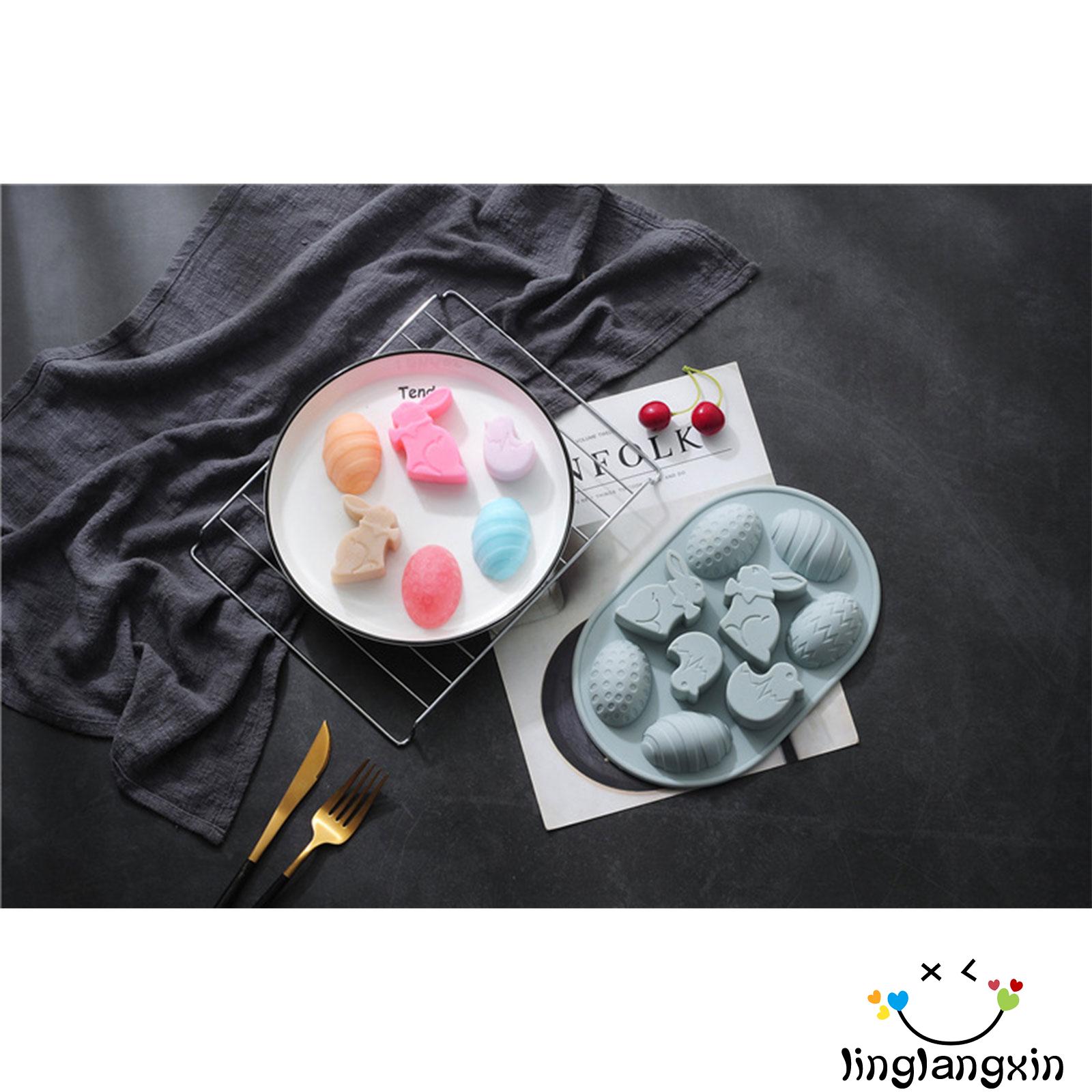 Khuôn Silicone Làm Bánh Hình Thỏ Đáng Yêu