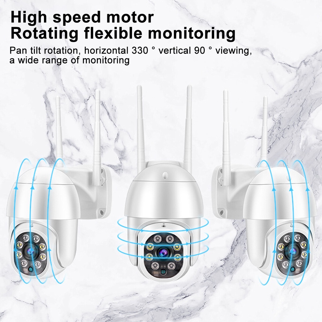 Camera PTZ IR Giám Sát An Ninh Ngoài Trời 200 P WiFi Không Dây 1080W Pixel | BigBuy360 - bigbuy360.vn